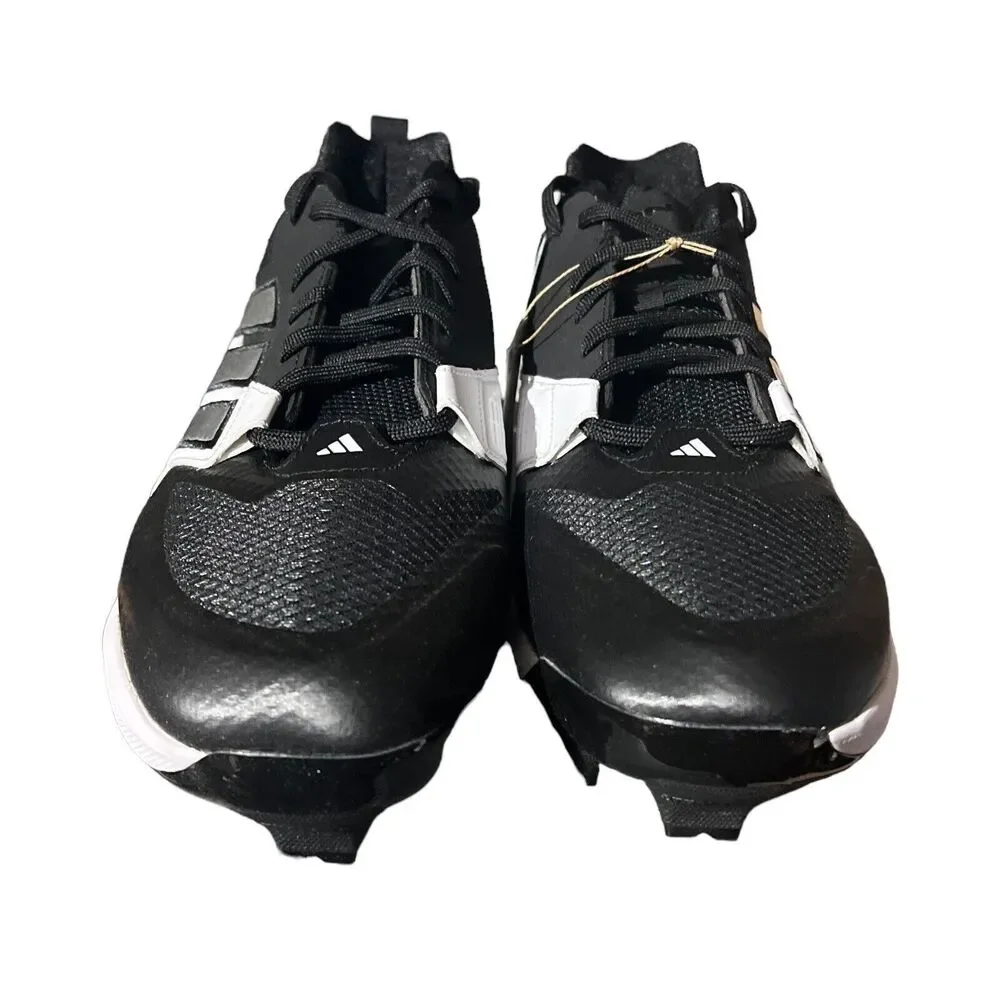 adidas‎ Cleats Mens 13 Baseball Black ICON 7 TPU Silver 3 Stripes IG7109 Spring